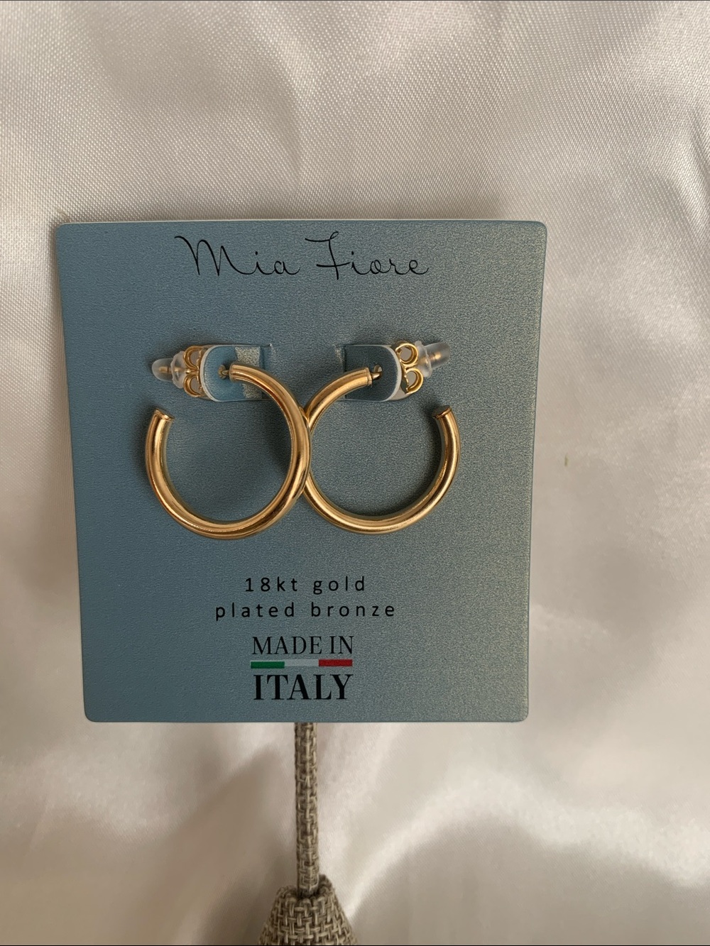 Mia Fiore 18kt Gold-Plated Hoop Earrings - Gold